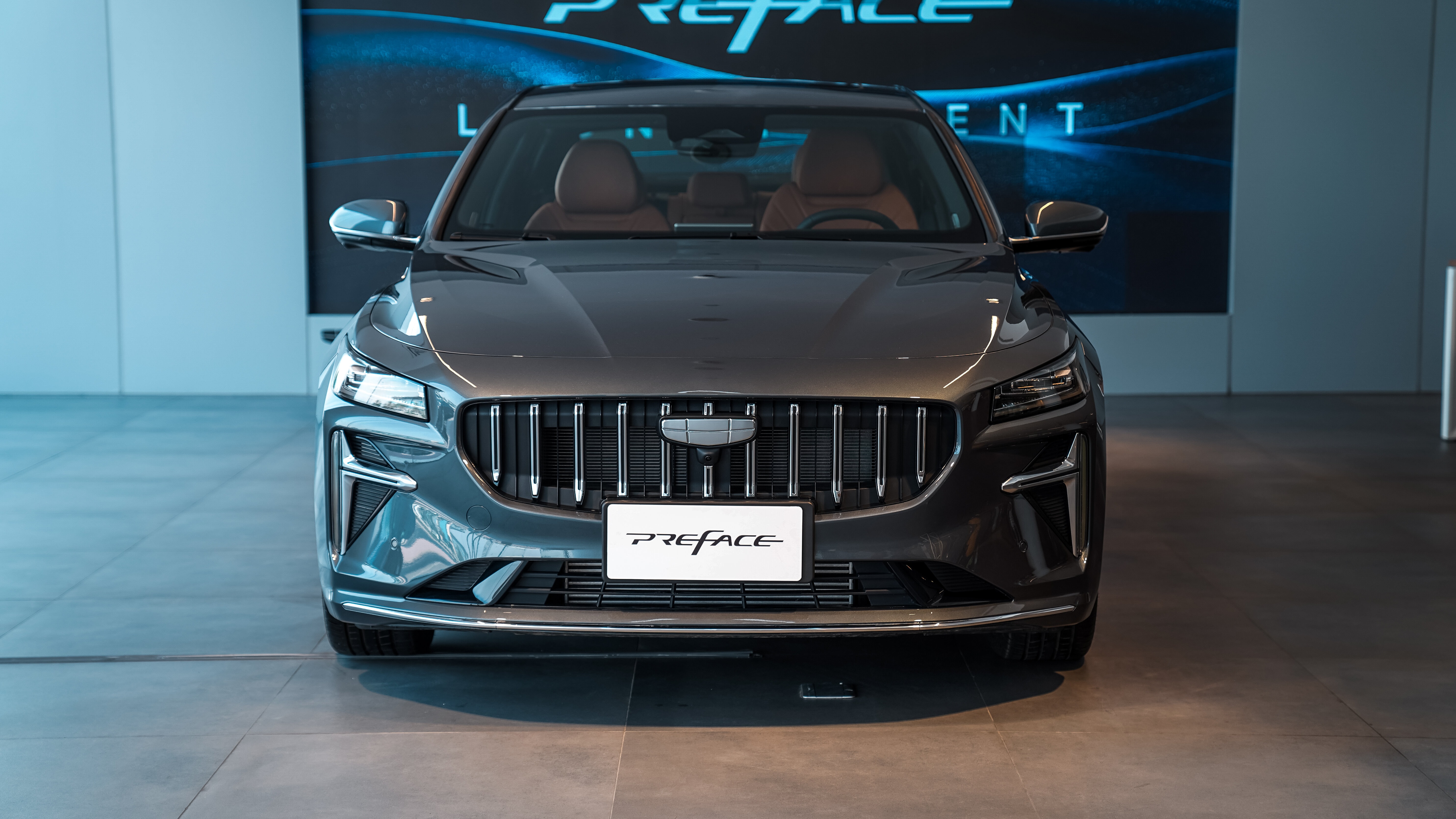 Led Preface Geely announced the exciting debut of the Preface sedan in UAE