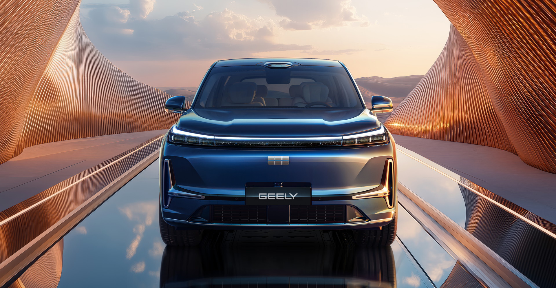 Geely Yinhe M9 front