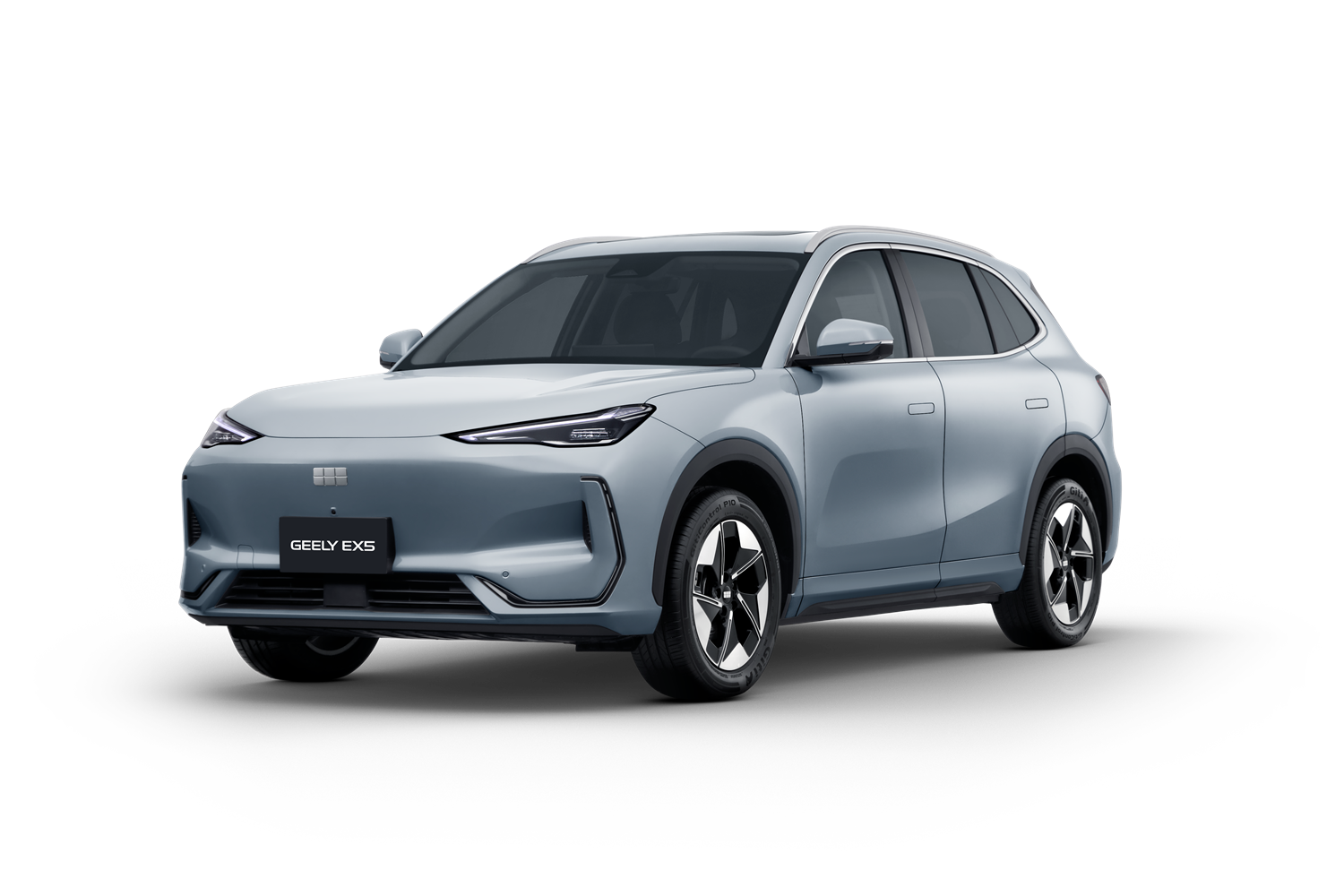 Geely EX5 zadnji pogled z LED svetlobnim pasom
